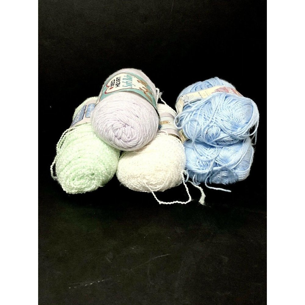 Baby Softee Coordinates Yarn Crochet Knit Pastel